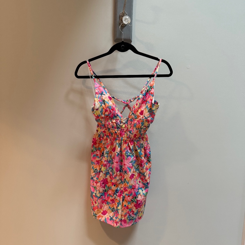 Bright Floral Playsuit/Romper